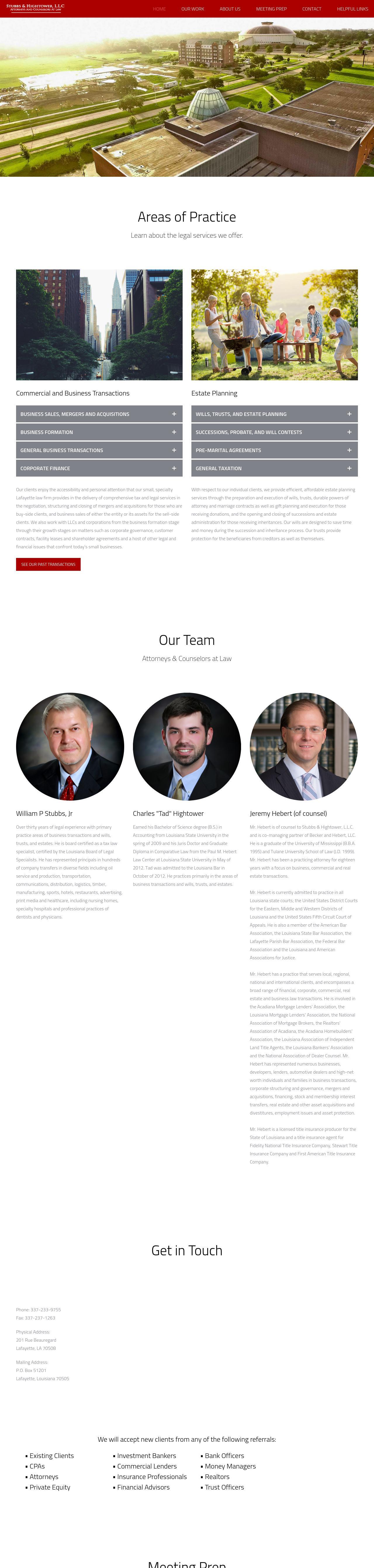 Stubbs Law Firm, L.L.C. - Lafayette LA Lawyers