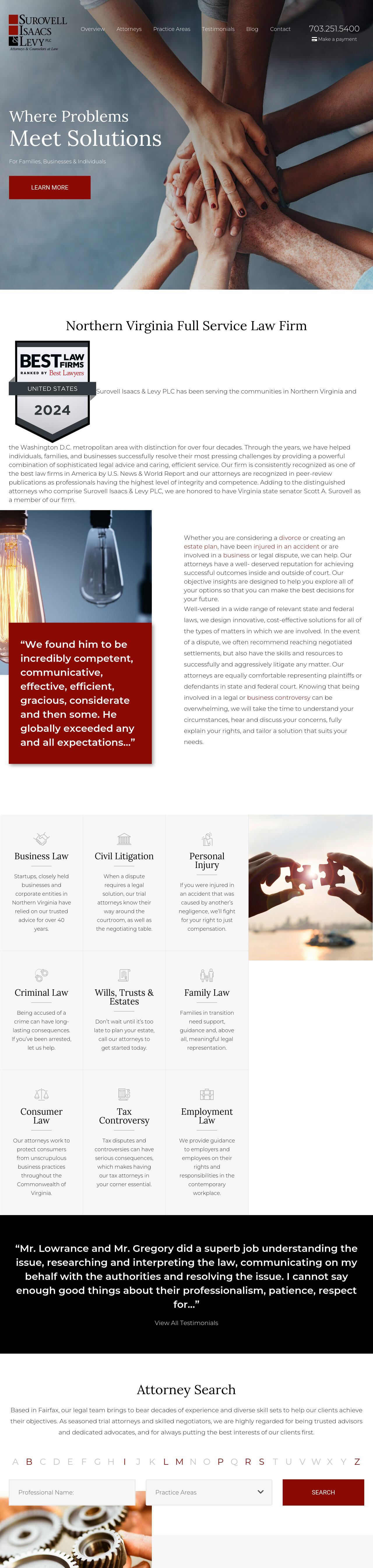 Surovell Isaacs Petersen & Levy PLC - Fairfax VA Lawyers