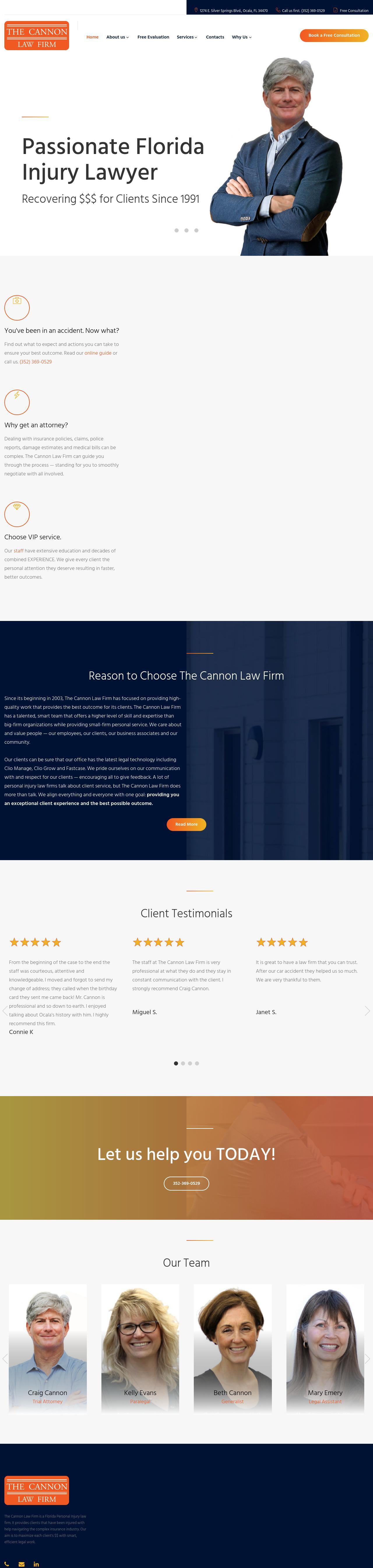 The Cannon Law Firm - Ocala FL Lawyers