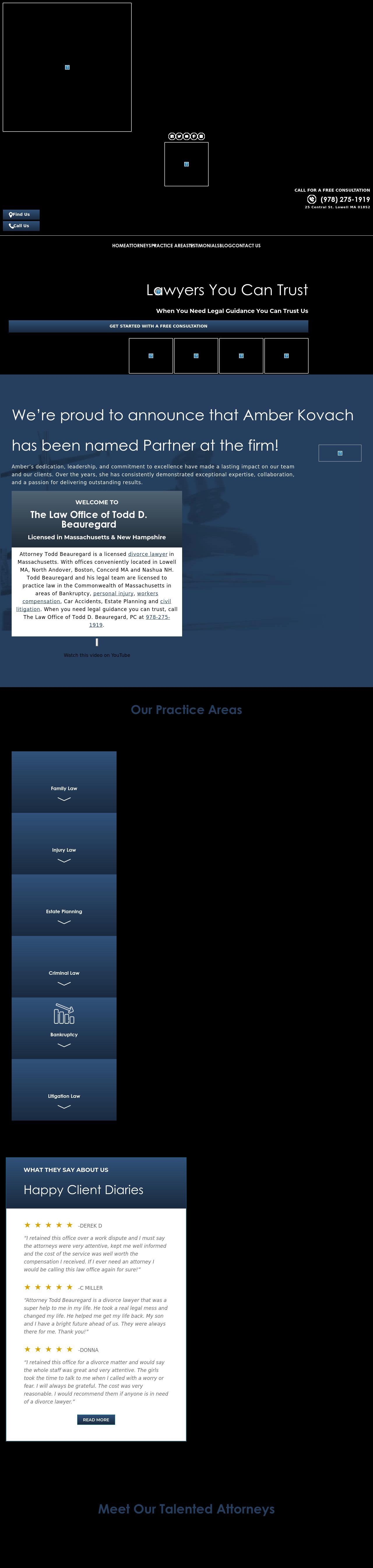 The Law Office Of Todd D. Beauregard P.C. - Lowell MA Lawyers