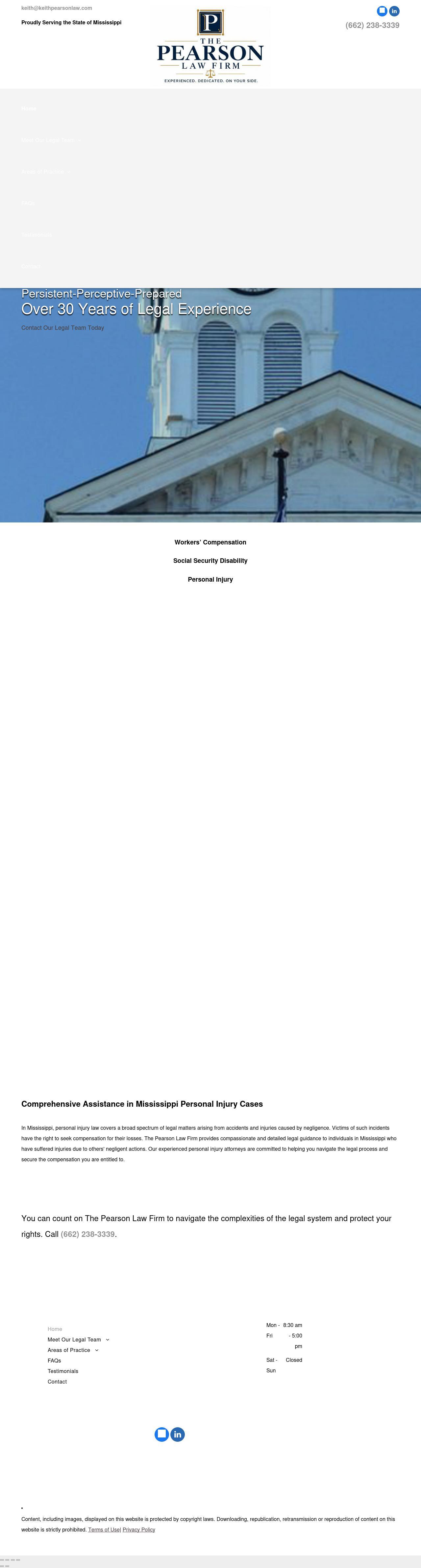 The Pearson Law Firm - Oxford MS Lawyers