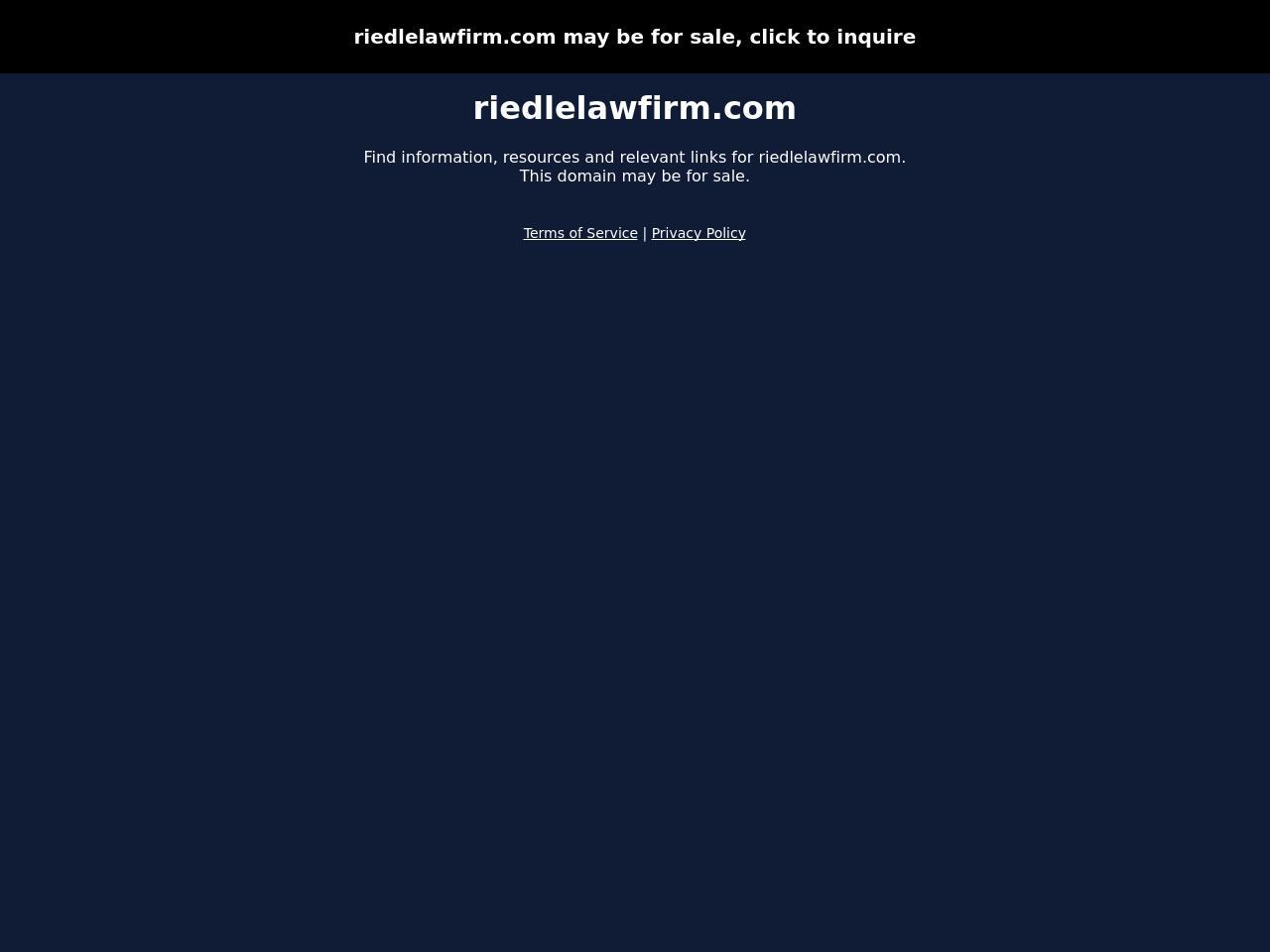 The Riedle Law Firm LLC - Indianapolis IN Lawyers