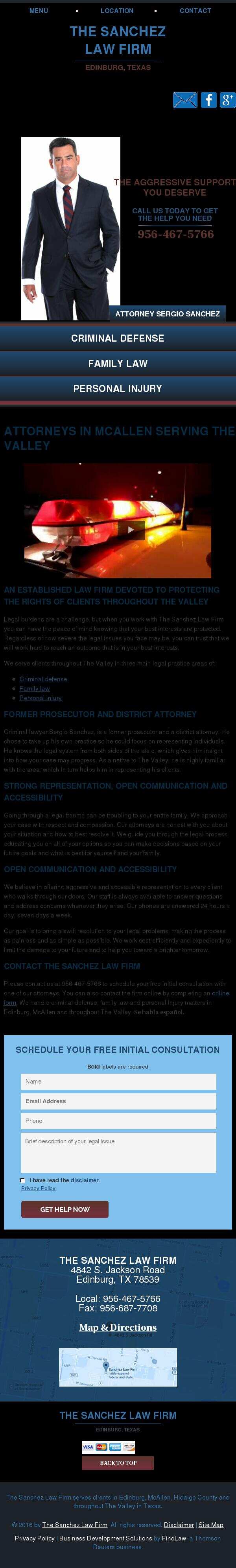 The Sanchez Law Firm - Edinburg TX Lawyers