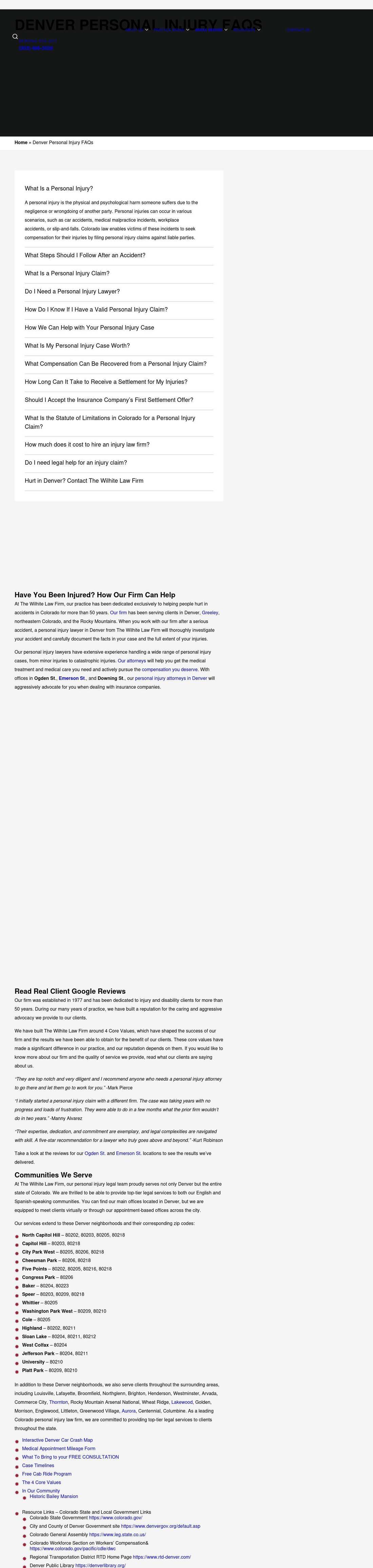 The Wilhite Law Firm - Denver CO Lawyers