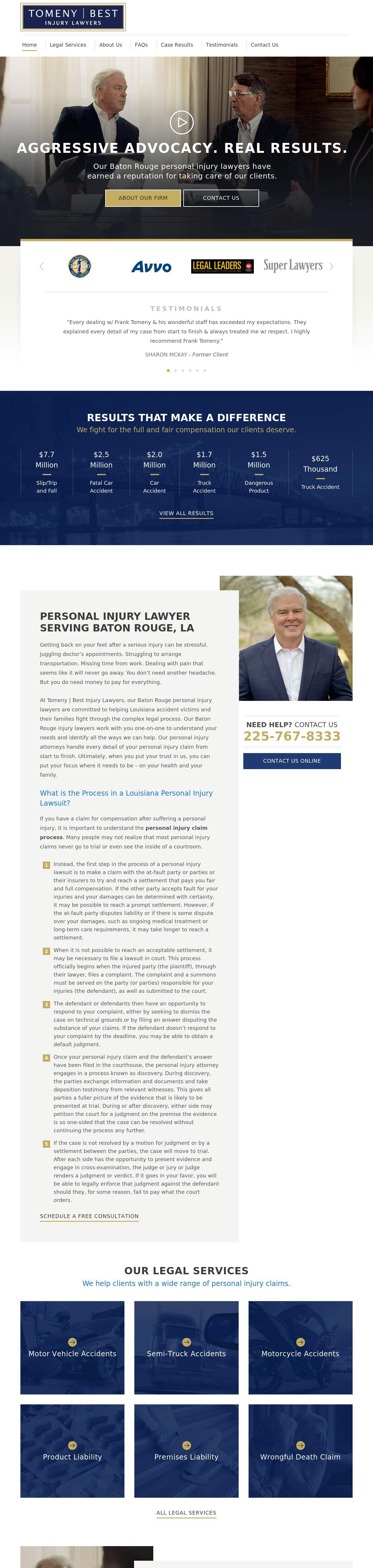 Tomeny Law Firm, APLC - Baton Rouge LA Lawyers