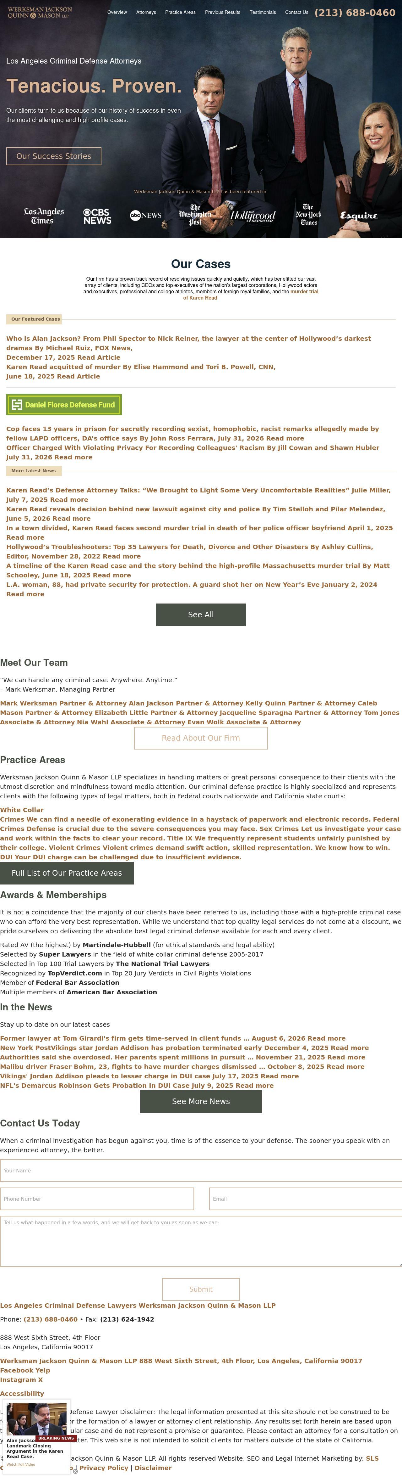 Werksman Jackson Hathaway & Quinn LLP - Los Angeles CA Lawyers
