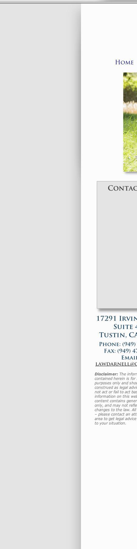 Alan L. Darnell, Inc., A Law Corporation - Tustin CA Lawyers