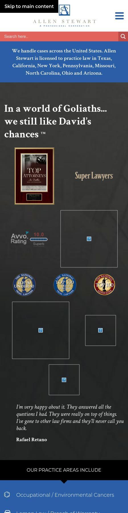 Allen Stewart, P.C. - Dallas TX Lawyers
