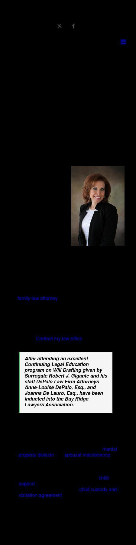 Anne-Louise DePalo, Esq. - Staten Island NY Lawyers