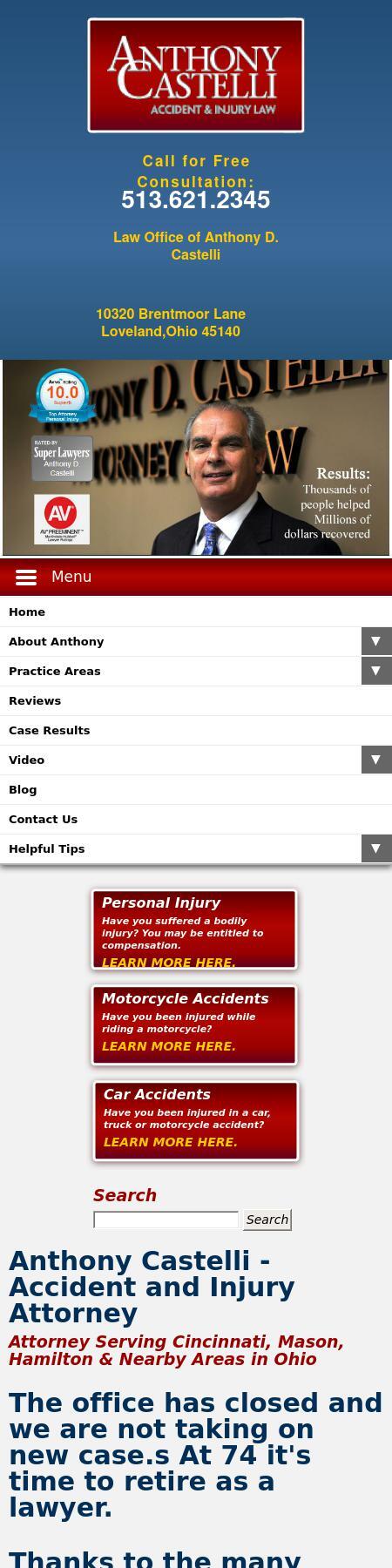 Anthony Castelli Attorney - Cincinnati OH Lawyers