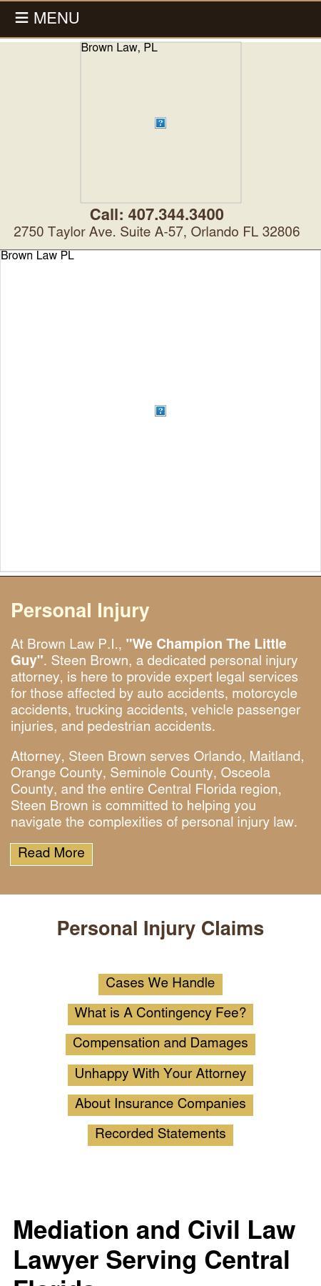 Brown Law, P.L. - Orlando FL Lawyers