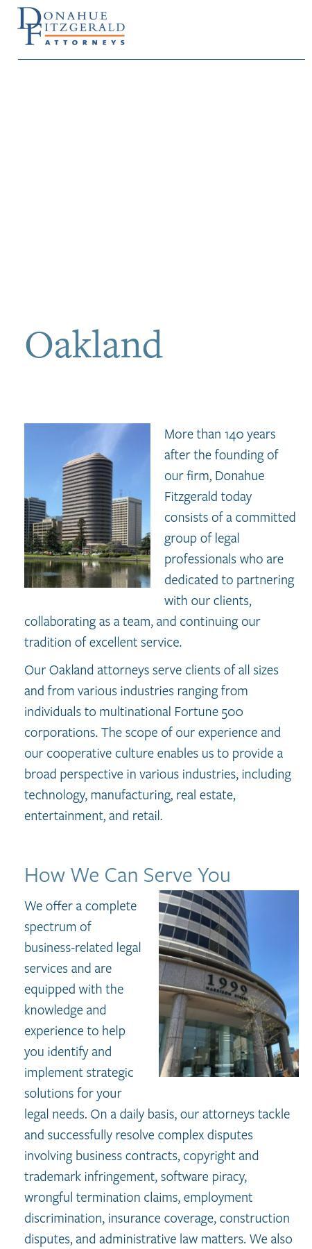 Donahue Fitzgerald of Oakland - Oakland CA Lawyers