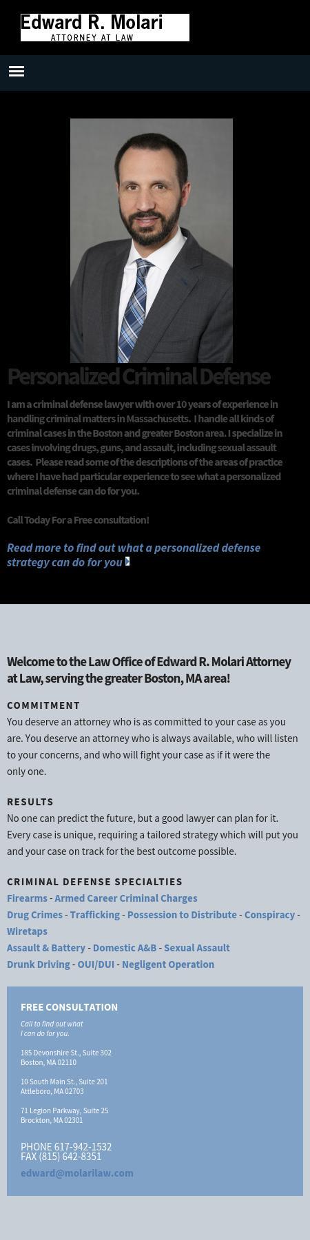 Ed Molari - Boston MA Lawyers