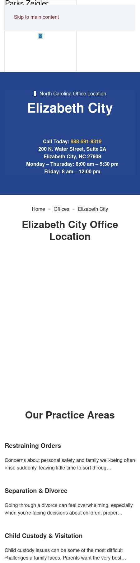 Parks Zeigler, PLLC -  Elizabeth City NC Lawyers