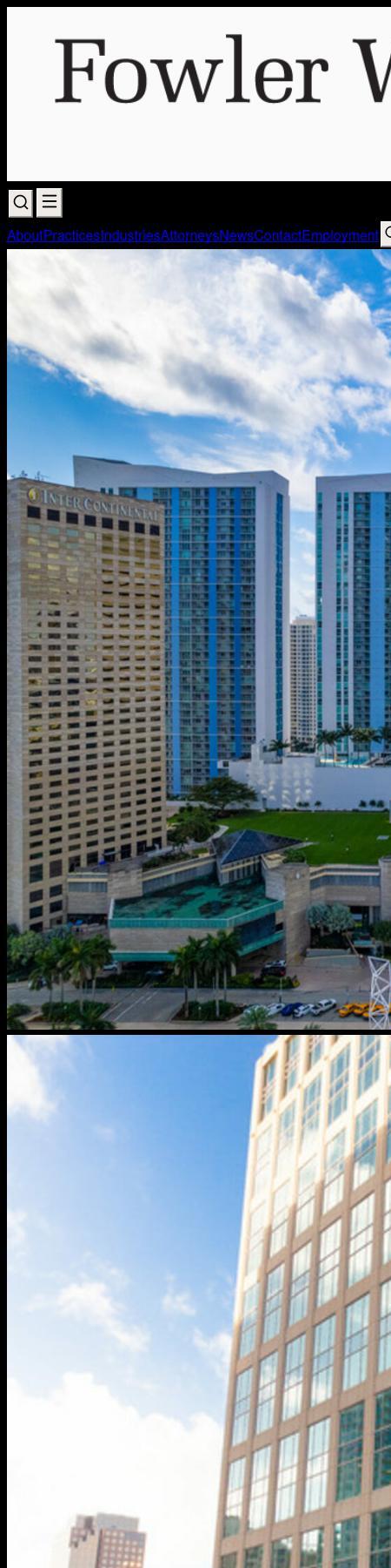 Fowler White Burnett P.A. - West Palm Beach FL Lawyers