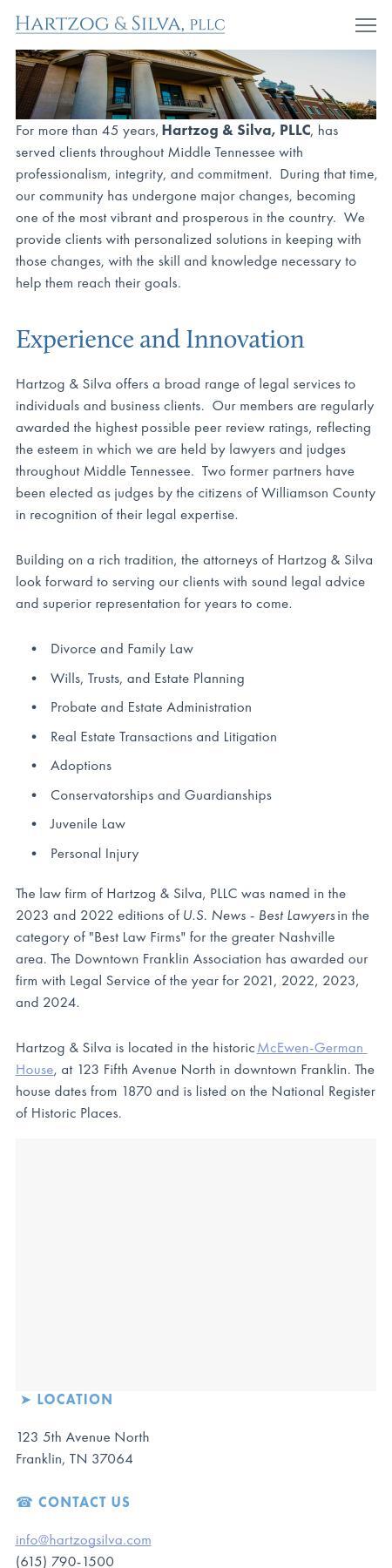 Hartzog & Silva, PLC - Franklin TN Lawyers