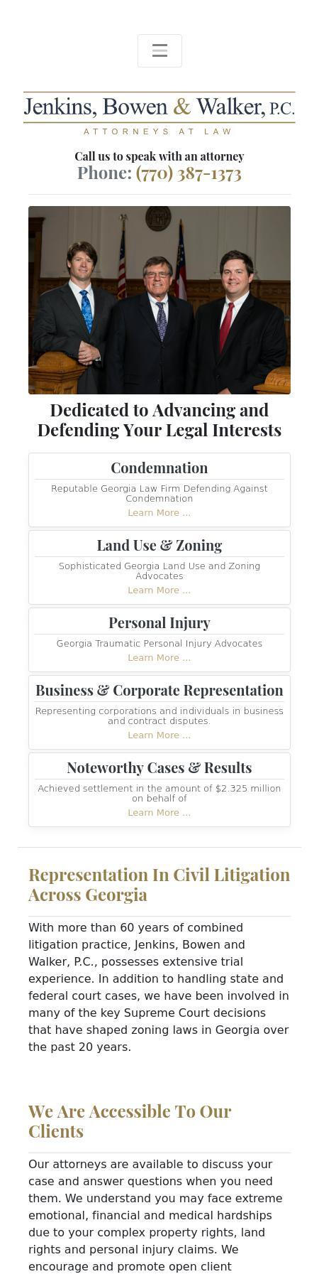Jenkins & Bowen, PC - Cartersville GA Lawyers
