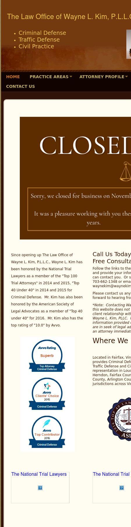 Law Office of Wayne L. Kim, P.L.L.C - Fairfax VA Lawyers