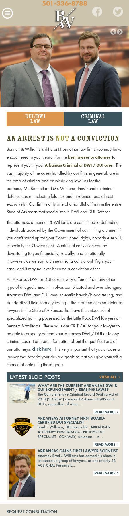 Law Offices of Bennett & Williams - Conway AR Lawyers