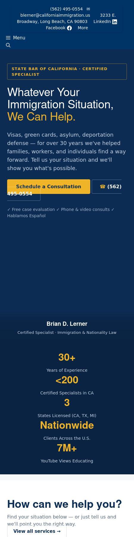 Law Offices Of Brian D. Lerner, APC - Long Beach CA Lawyers