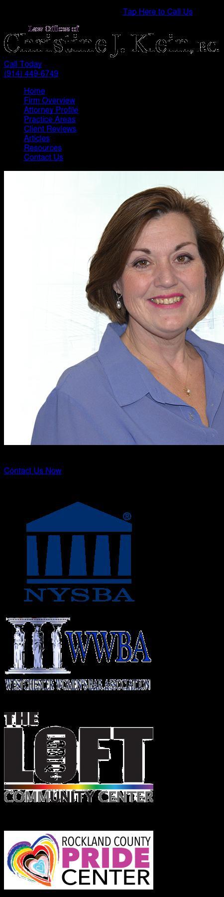 Law Offices of Christine J. Klein, P.C. - Hawthorne NY Lawyers