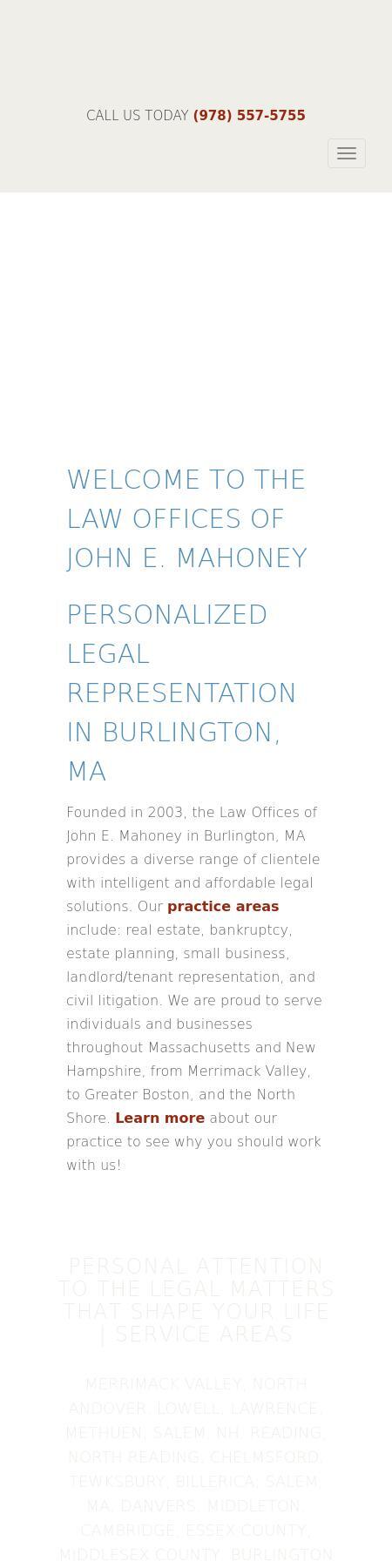 Law Offices of John E. Mahoney - Andover MA Lawyers