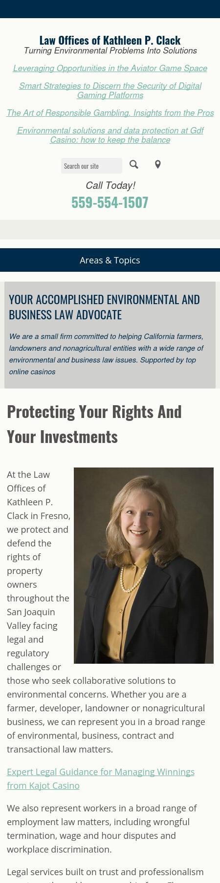 Law Offices of Kathleen P. Clack - Fresno CA Lawyers