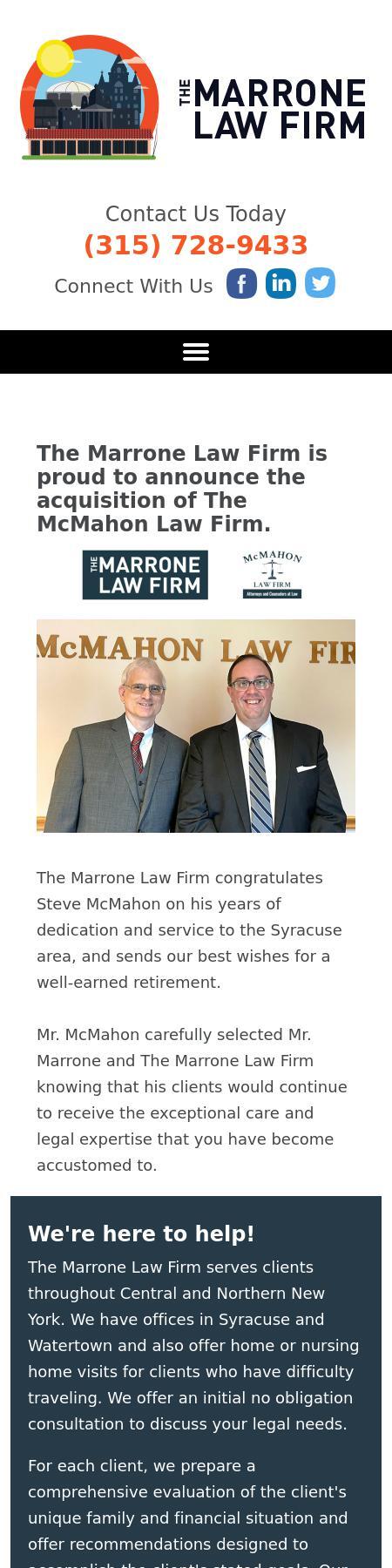 McMahon Law Firm, Attorneys and Counselors at Law - Camillus NY Lawyers
