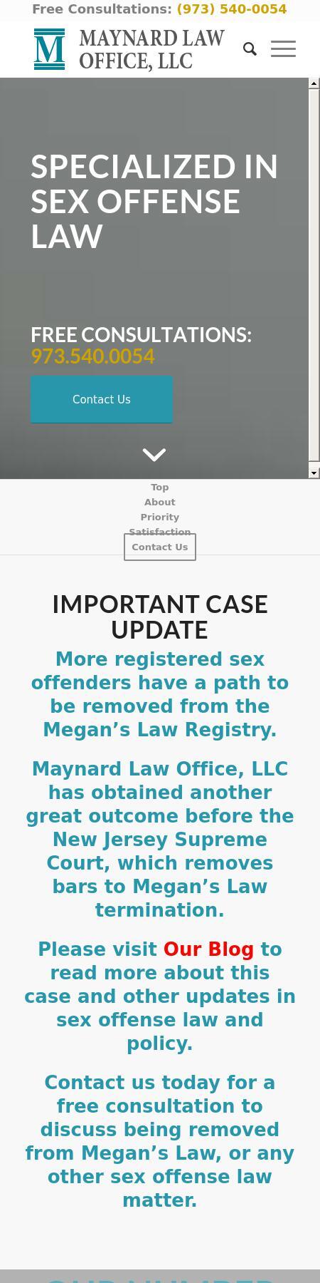 Maynard Law Office, LLC - Morristown NJ Lawyers