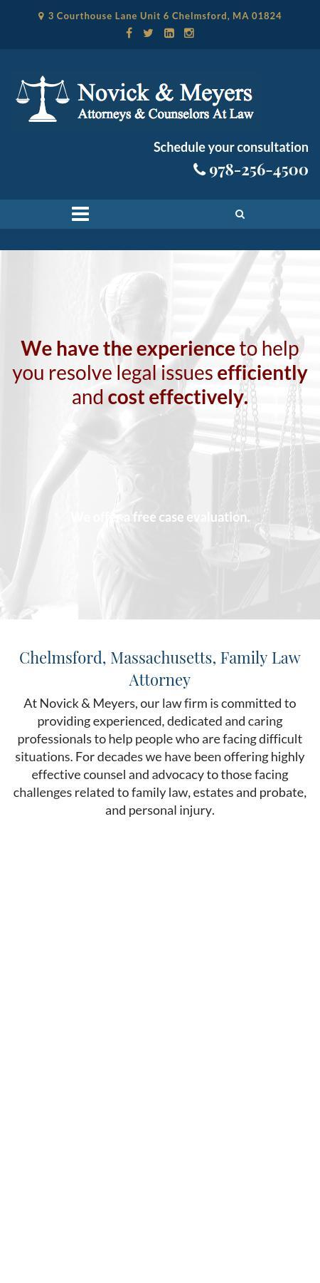 Novick & Meyers - Westford MA Lawyers