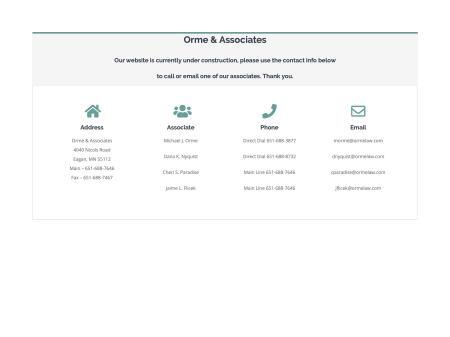 Orme & Associates, Ltd. - Eagan MN Lawyers