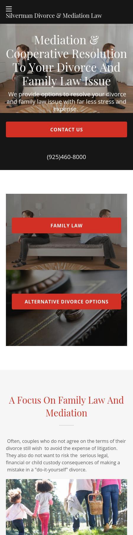 Silverman Divorce & Mediation Law - Pleasanton CA Lawyers