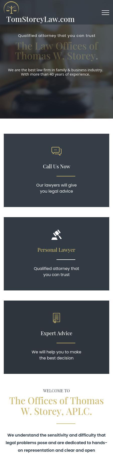 THE OFFICES OF THOMAS W. STOREY, APLC - El Centro CA Lawyers