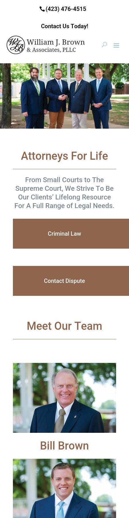 William J. Brown & Associates, PLLC - Cleveland TN Lawyers