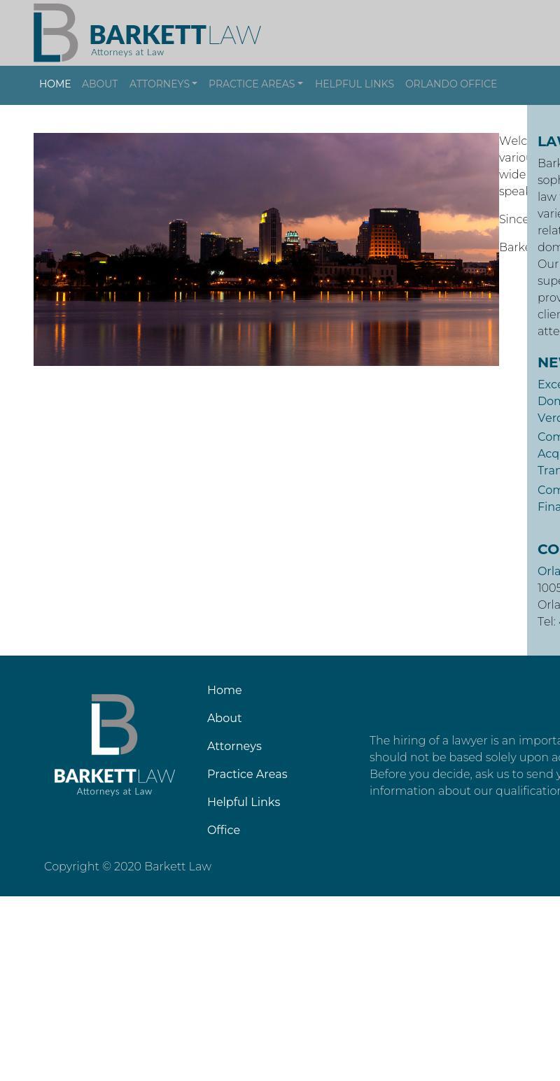 Barkett Law - Orlando FL Lawyers