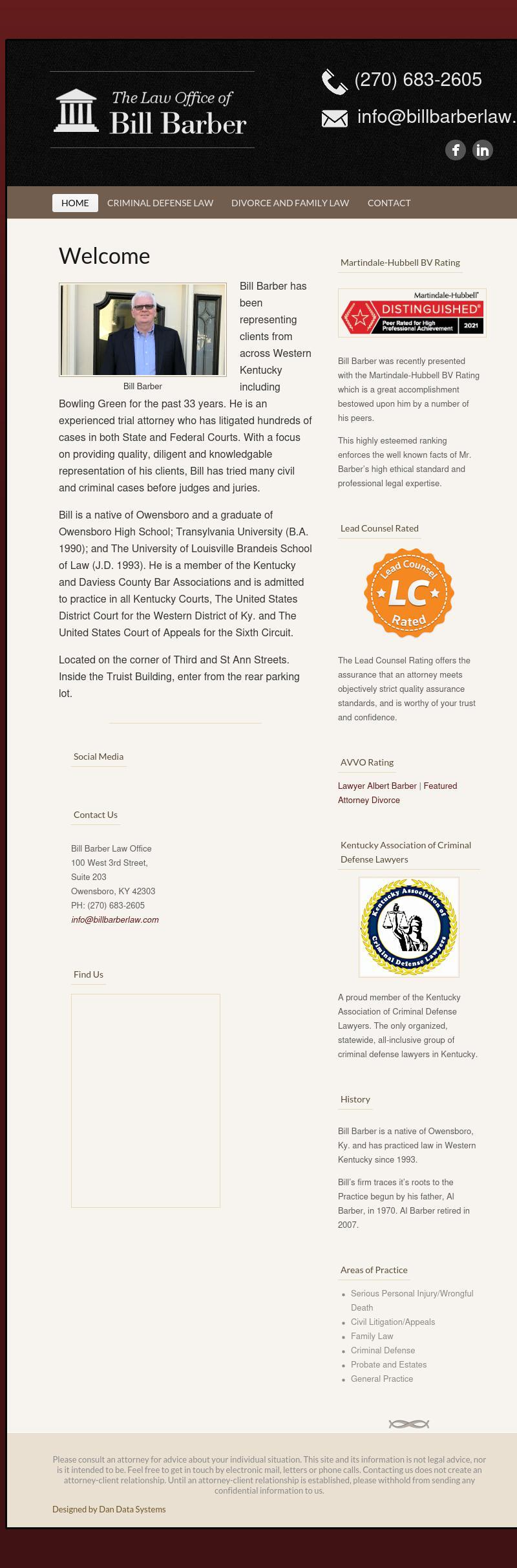 Bill Barber Law Office - Owensboro KY Lawyers