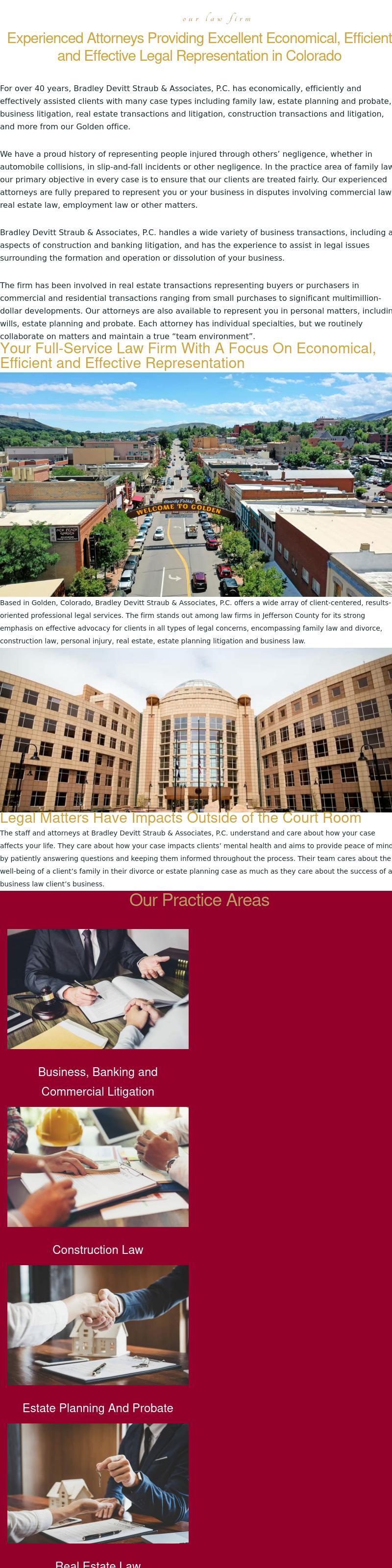Bradley Devitt Haas & Watkins, P.C. - Golden CO Lawyers