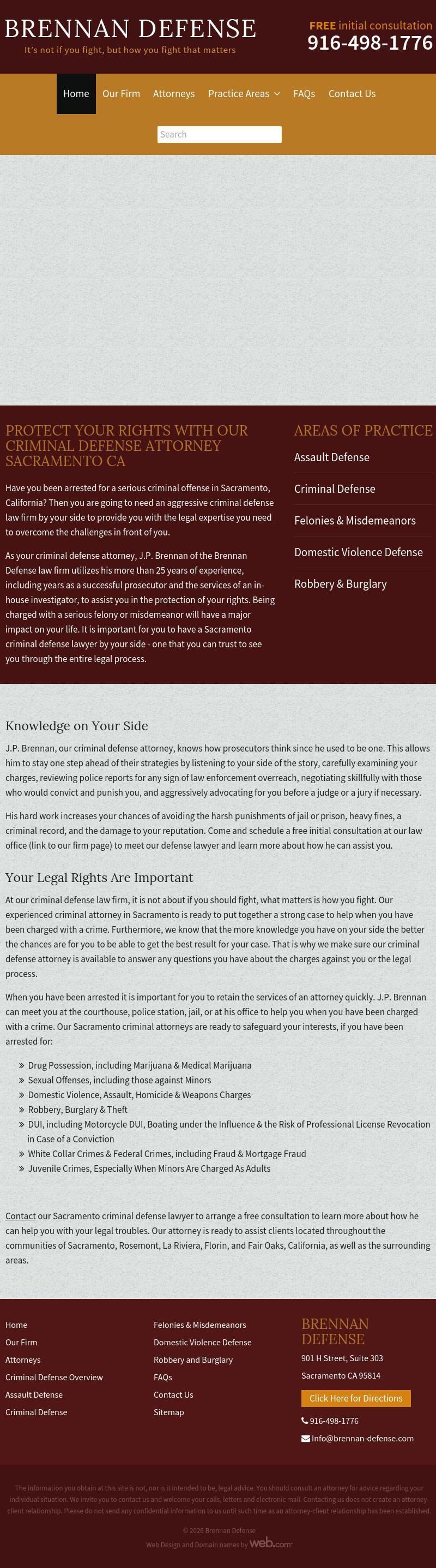 Brennan Defense - Sacramento CA Lawyers
