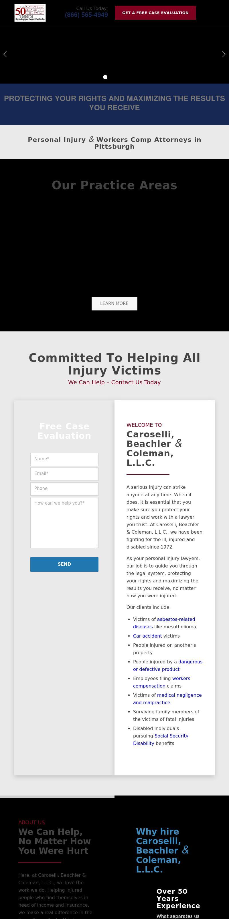 Caroselli, Beachler, McTiernan & Coleman - Pittsburgh PA Lawyers