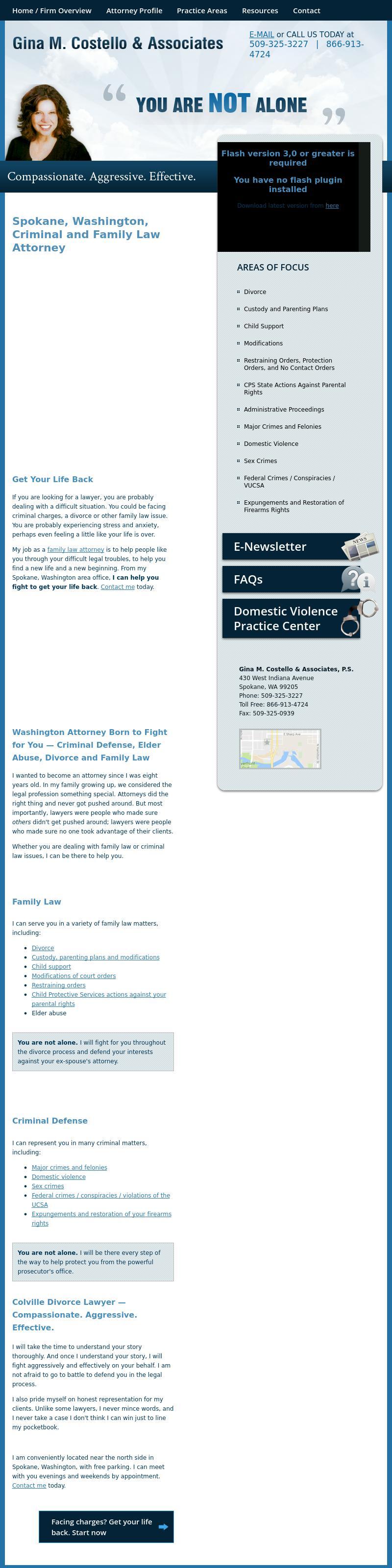 Gina M. Costello & Associates, P.S. - Spokane WA Lawyers