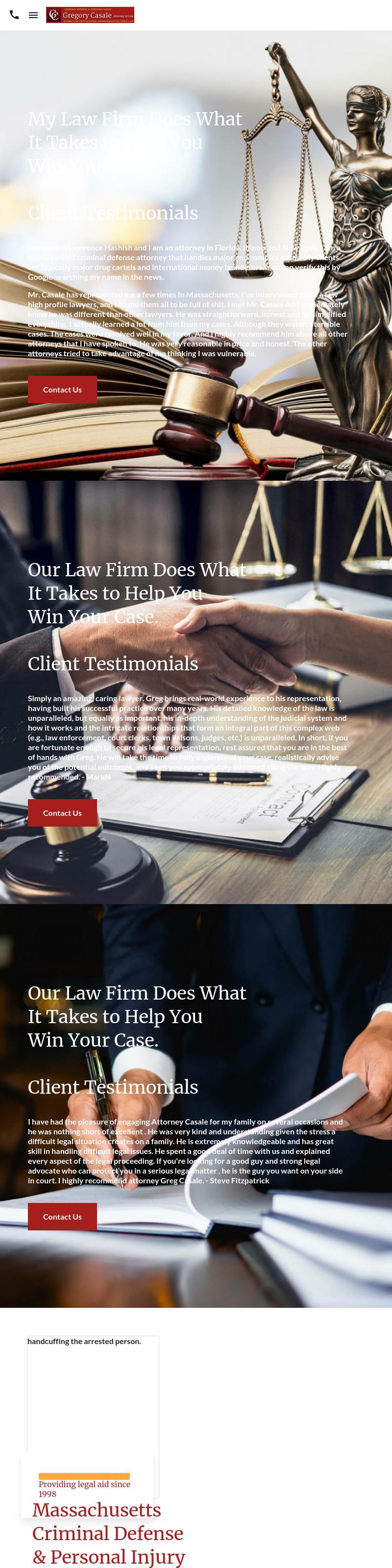 Gregory Casale Attorney At Law - Worcester MA Lawyers