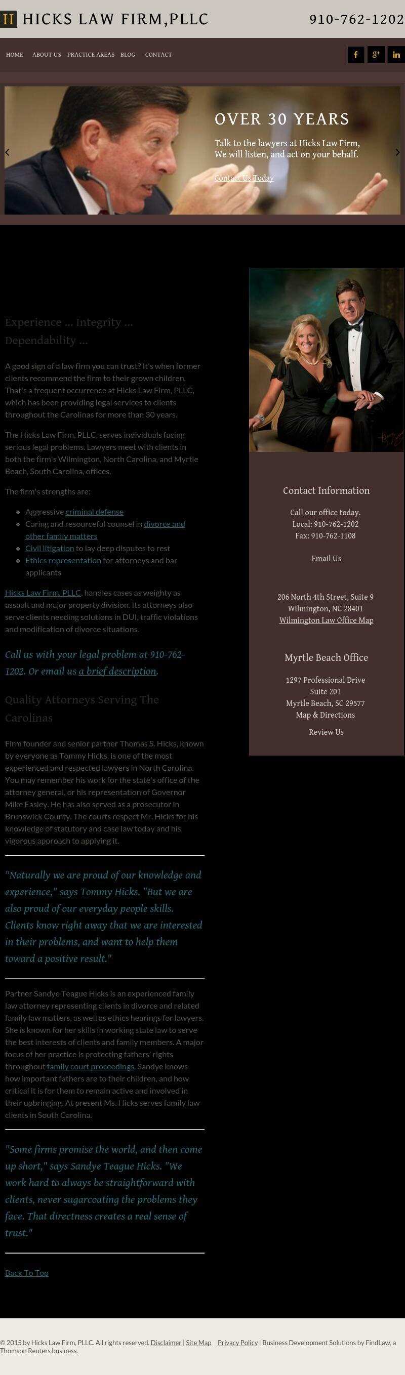 Hicks Law Firm, PLLC - Myrtle Beach SC Lawyers