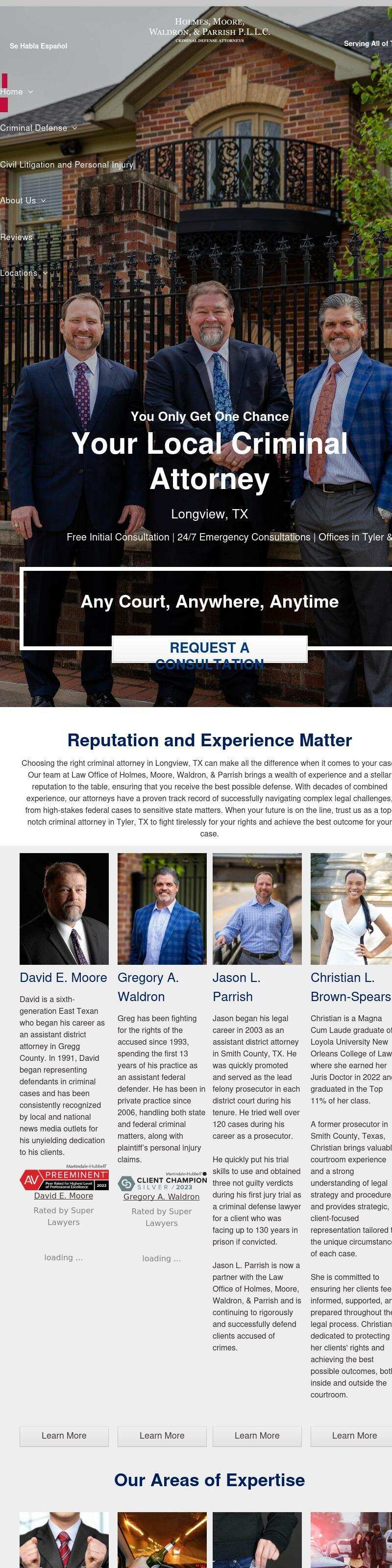 Holmes and Moore - Longview TX Lawyers