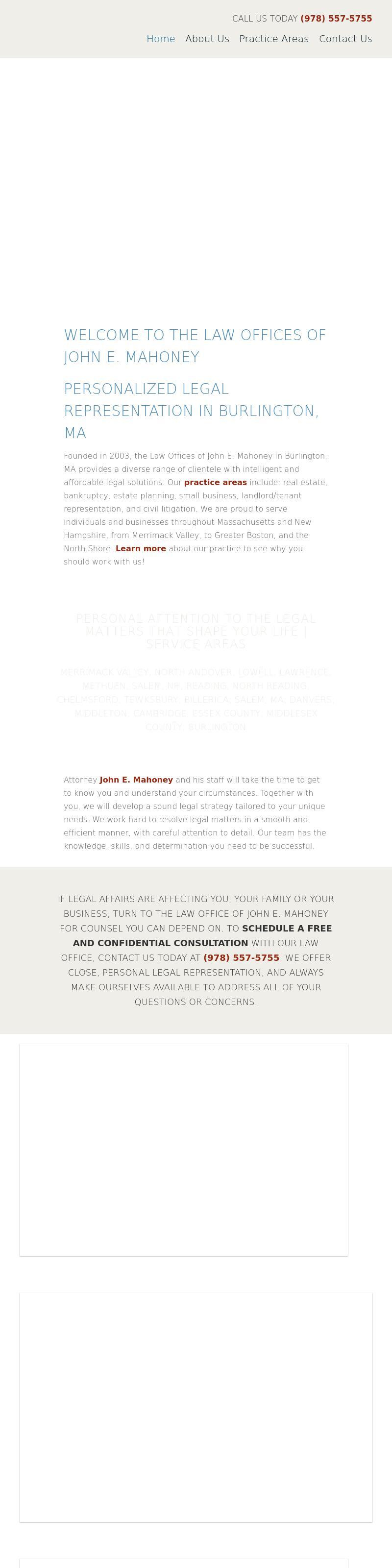 Law Offices of John E. Mahoney - Andover MA Lawyers