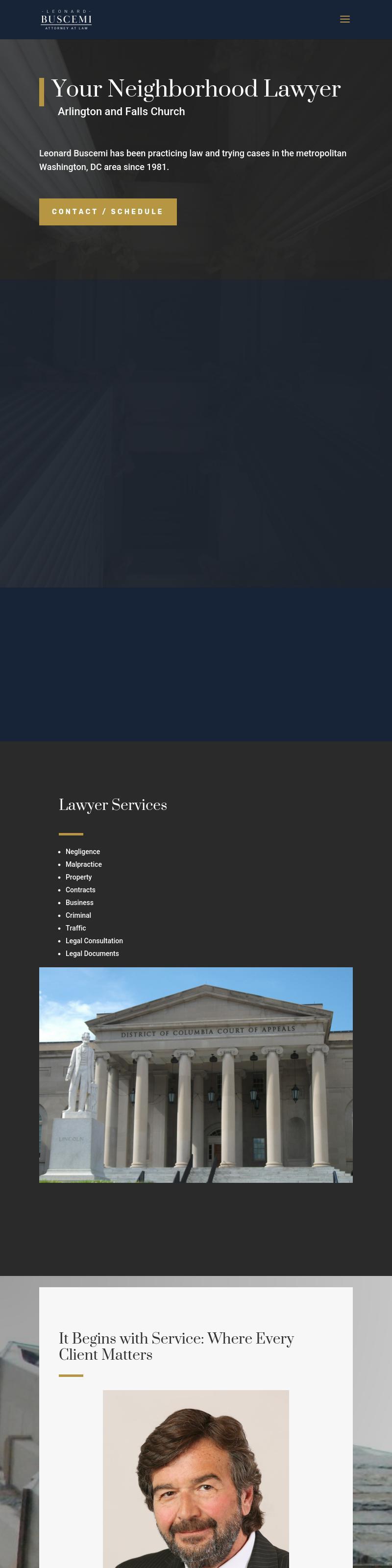 Law Offices of Leonard P. Buscemi - Arlington VA Lawyers