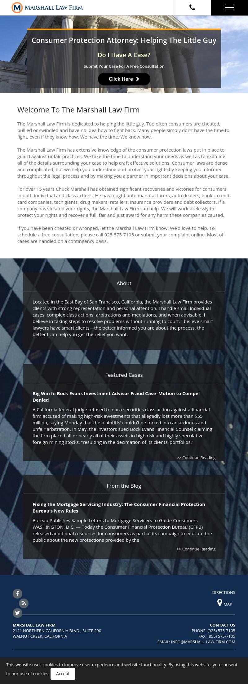Marshall Law Firm - Walnut Creek CA Lawyers