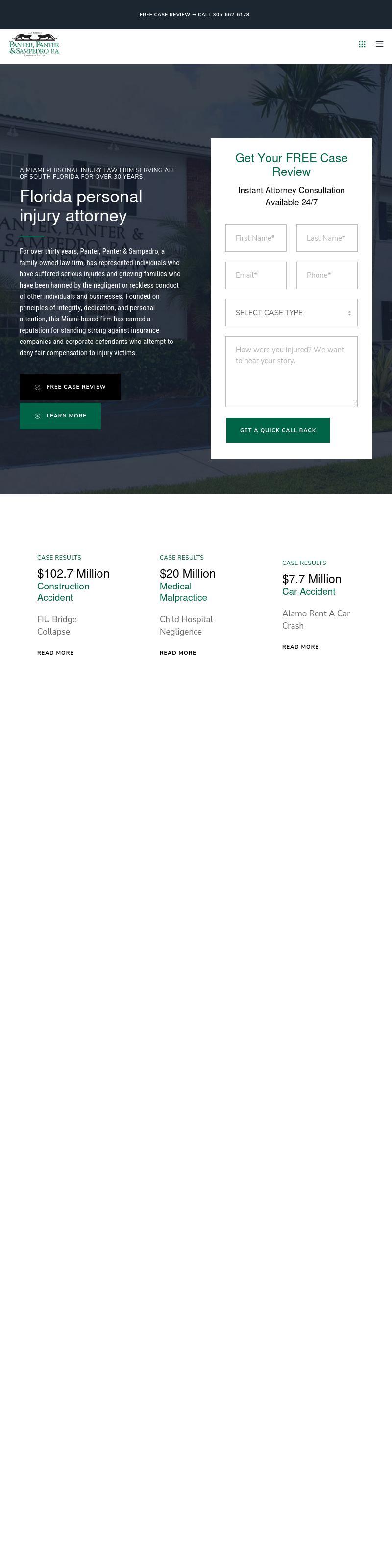 Panter, Panter & Sampedro, P.A. - Miami FL Lawyers