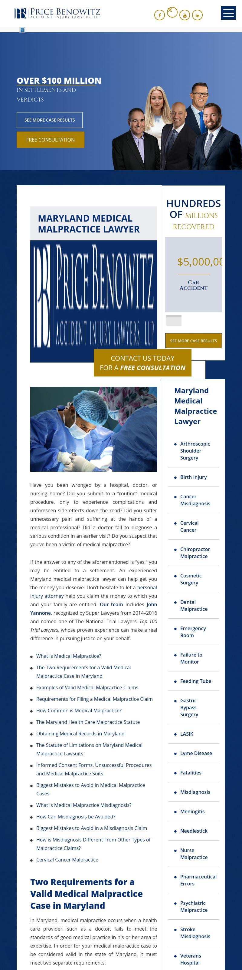 Price Benowitz, LLP - Timonium MD Lawyers