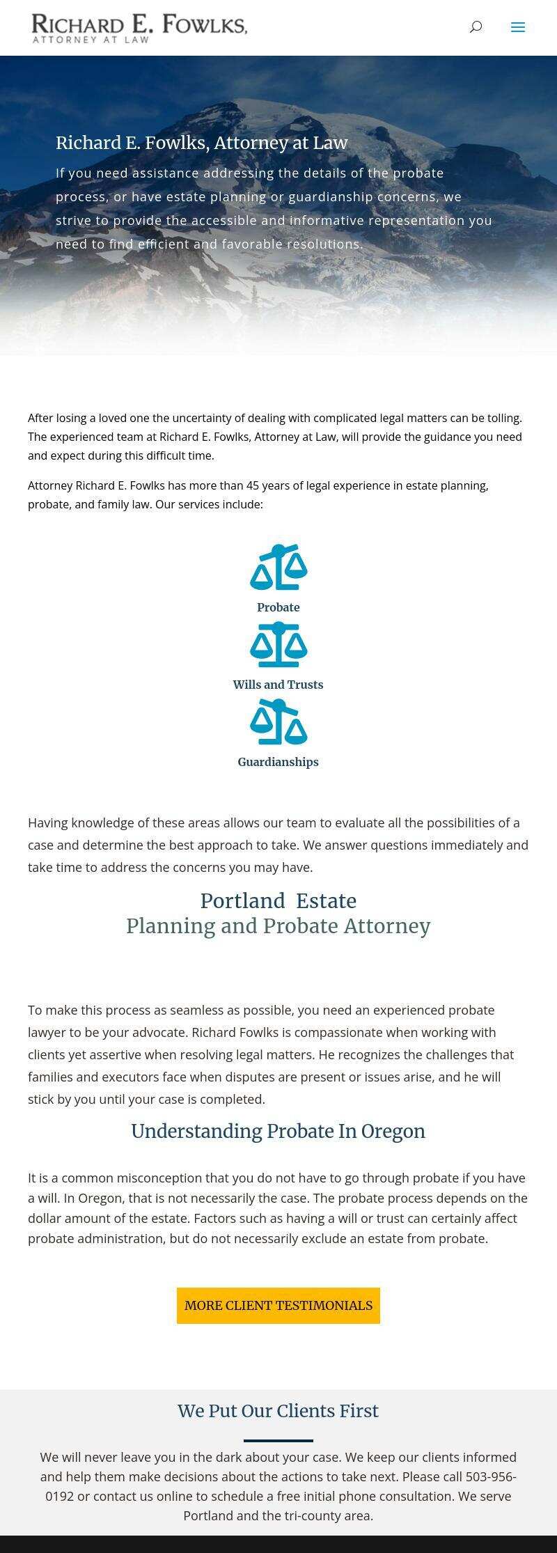Richard E. Fowlks, Attorney at Law - Portland OR Lawyers