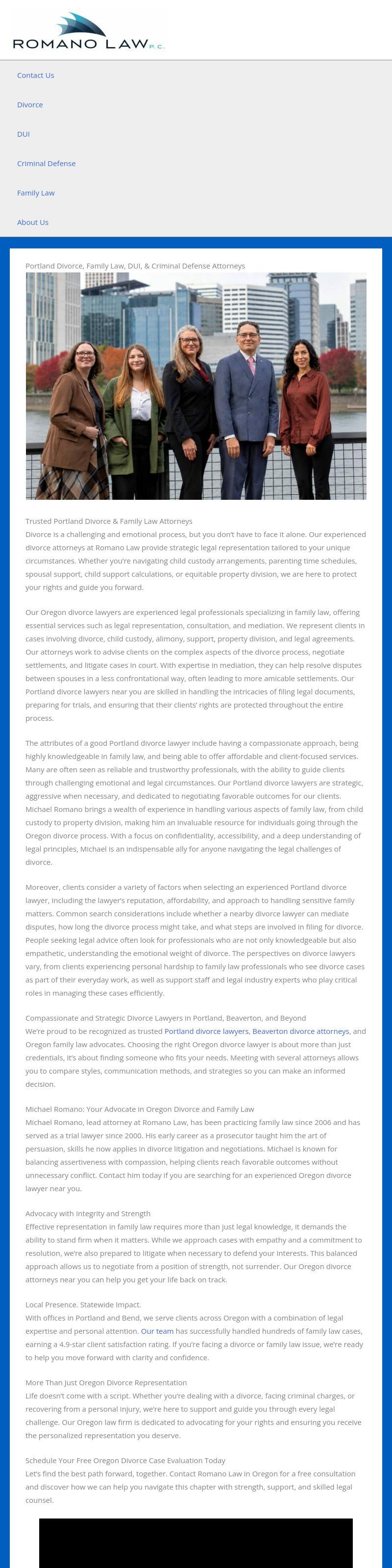 Romano Law, P.C. - Bend OR Lawyers